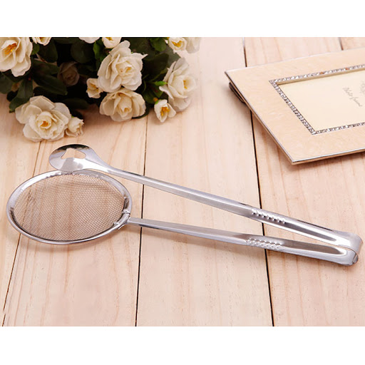 Dụng cụ gắp chiên có lưới tiện dụng cho nhà bếpdụng cụ gắp đồ chiên có lưới ráo dầu không ghỉ tiện lợi Dụng cụ gắp chiên có lưới tiện dụng