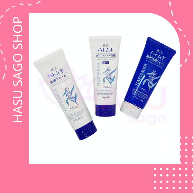 [GIẢM 5% ĐƠN 129K]Sữa rửa mặt Hatomugi hạt ý dĩ