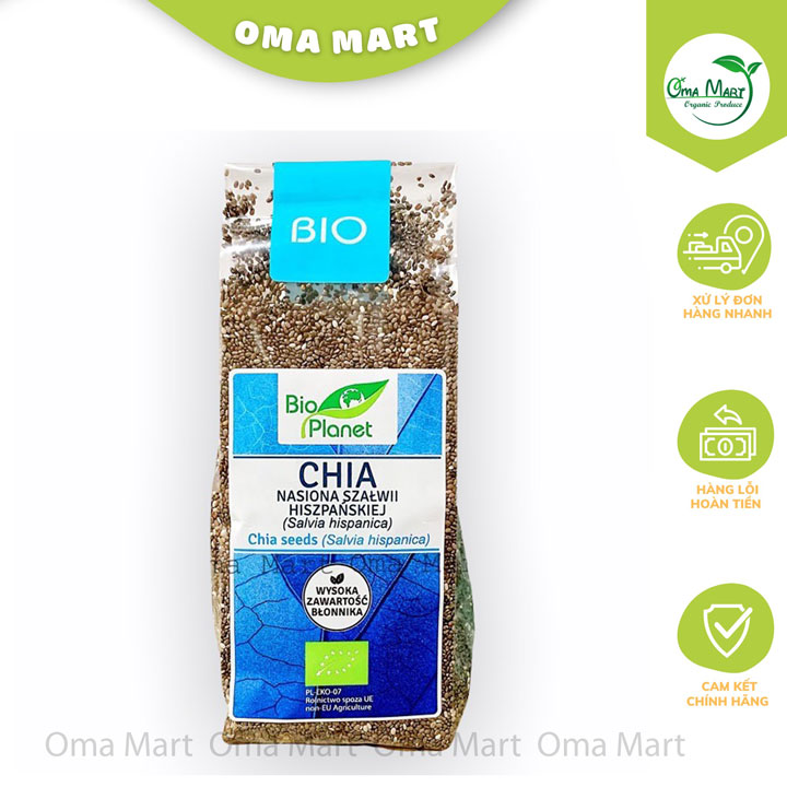 Hạt chia hữu cơ Bio Planet 200g