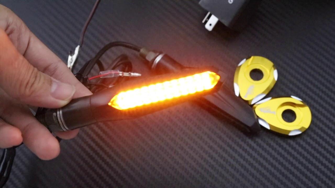 Cặp đèn xi-nhan Spirit Beast cao cấp cho các dòng xe morto, xe máy