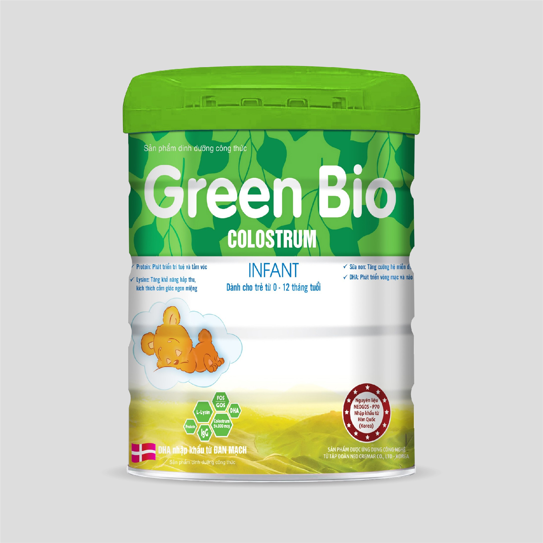Sữa green bio infant 900g