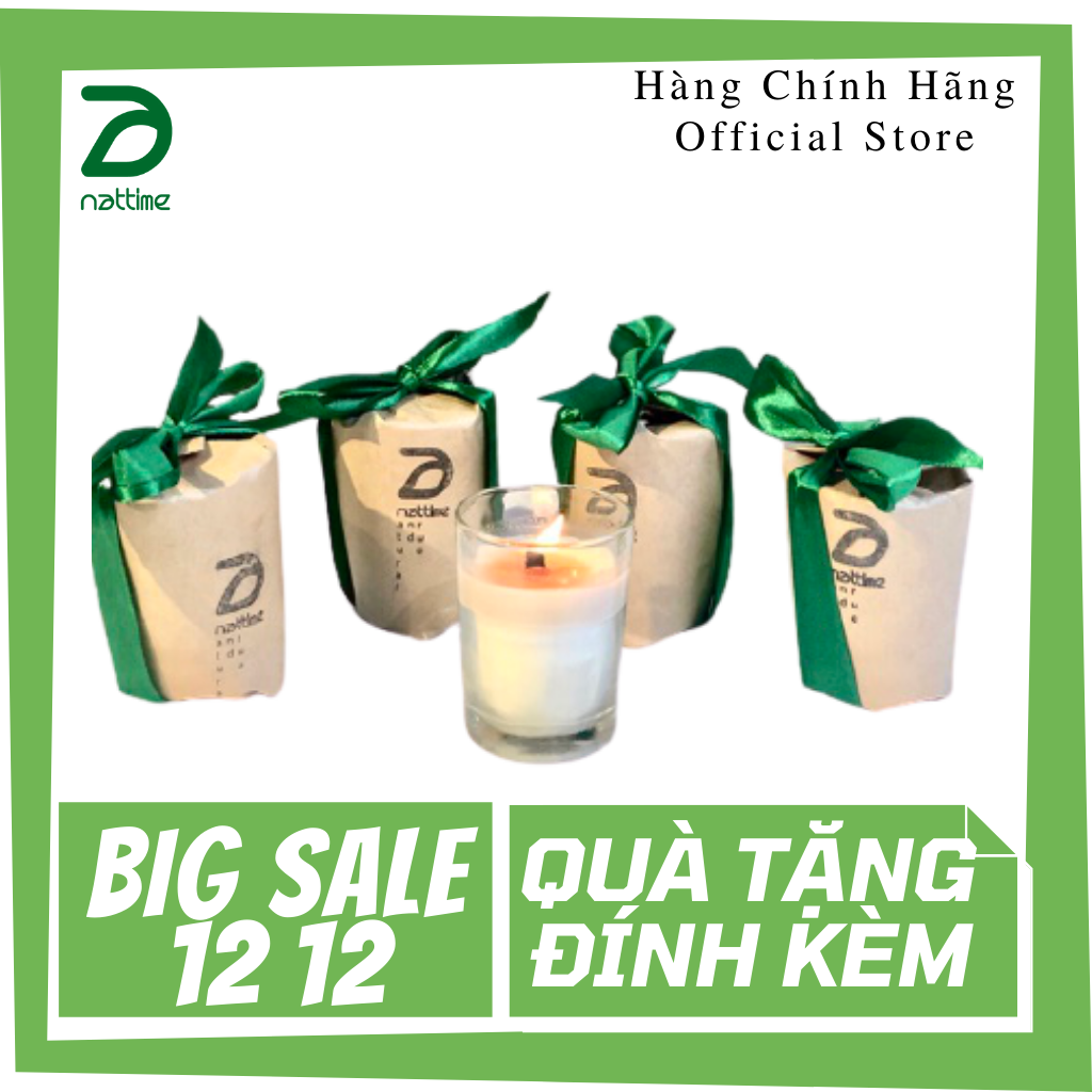 Ly nến thơm tim gỗ sáp đậu nành 100gr