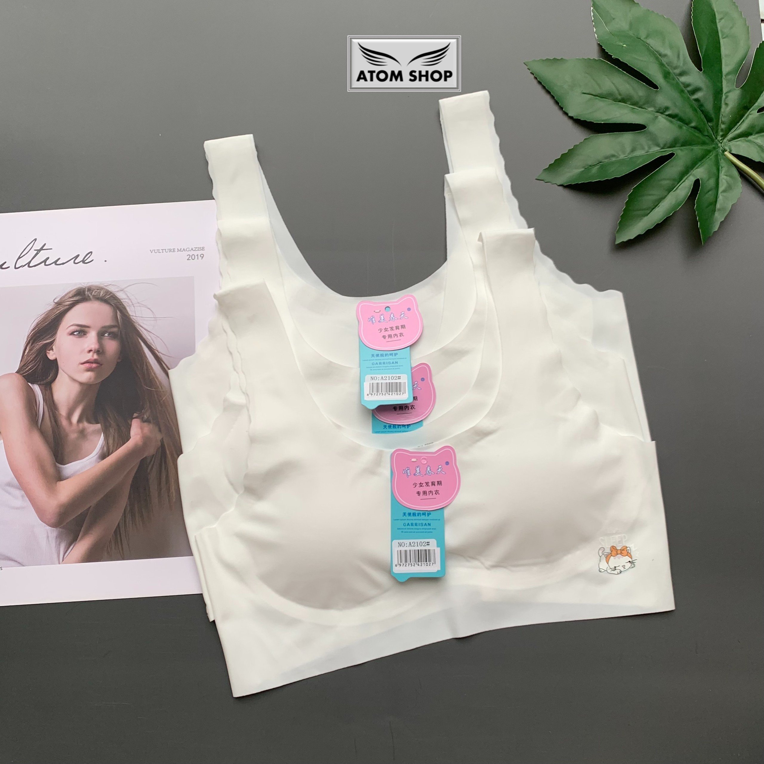 Áo lá học sinh, áo lót bé gái mới lớn áo ngực học sinh 10-15 tuổi bra2102