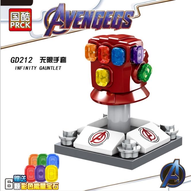 [HCM]NONLEGO bộ lắp ráp găng tay IRON-MAN full đá vô cực - INFINITY RED GAUNTLET - ENDGAME