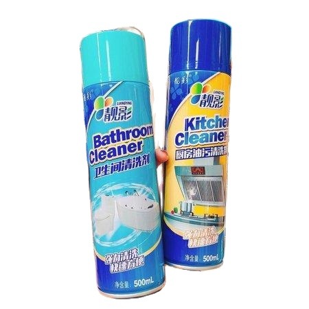 Combo 1 chai xịt tẩy đa năng nhà bếp Kitchen cleaner và 1 chai xịt tẩy đa năng nhà tắm Bathroom Cleaner