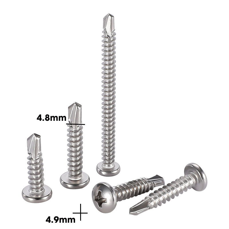 Set 50 vít thép inox 410 - đuôi chữ thập - Sản phẩm sử dụng cho khoan bắn vít.