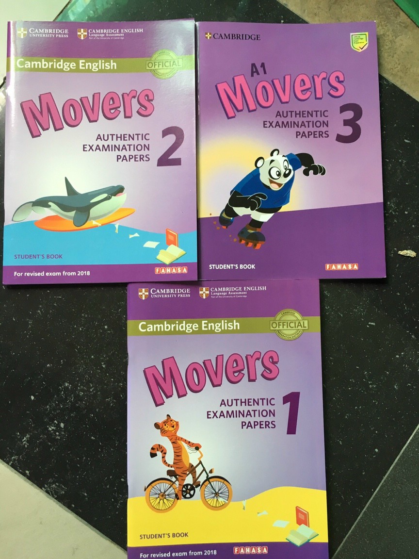 Sách luyện thi Cambridge English Movers student's book 123 cho bé