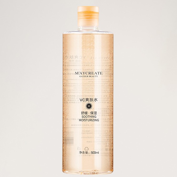 Nước hoa hồng Maycreate VC Smoothing Moisturising Toner 500ml
