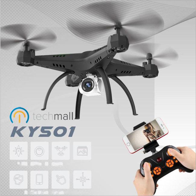 Máy bay điều khiển từ xa ky501 advanced drone wifi 2.4ghz camera 2.0 full hd 720p - plycam cao cấp giá sinh viên.