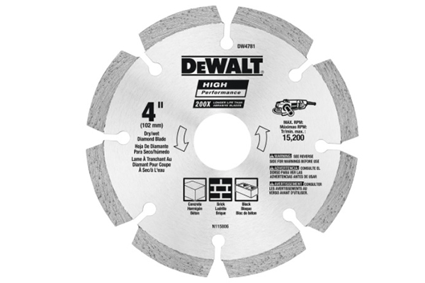 Đĩa cắt gạch 105 x 20mm 7mm dw4781-b1 dewalt dw4781-b1