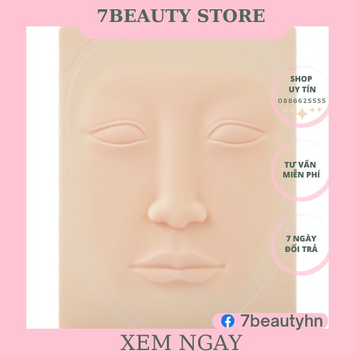 Da giả 3d tập xăm môi- mí mắt - lông mày dùng trong spa