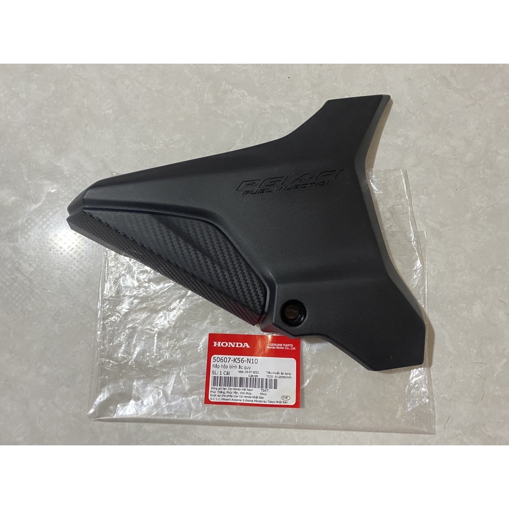 50607k56n10 nắp hộp bình ắc quy winner.