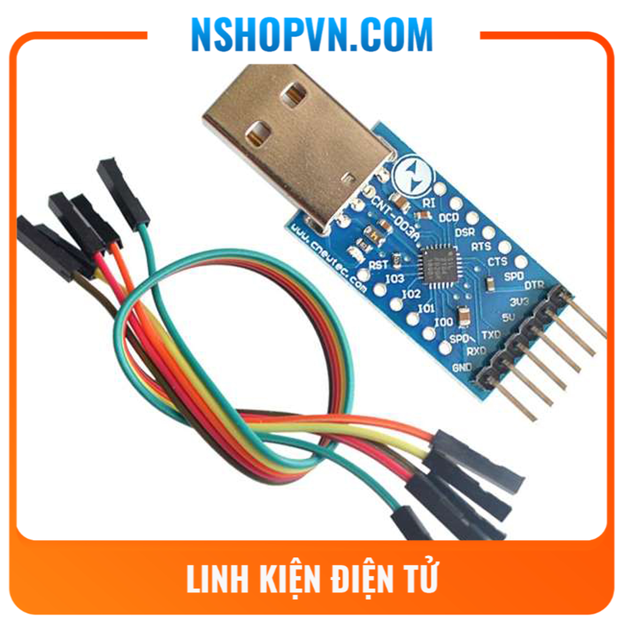 Mạch chuyển usb uart ttl cp2104