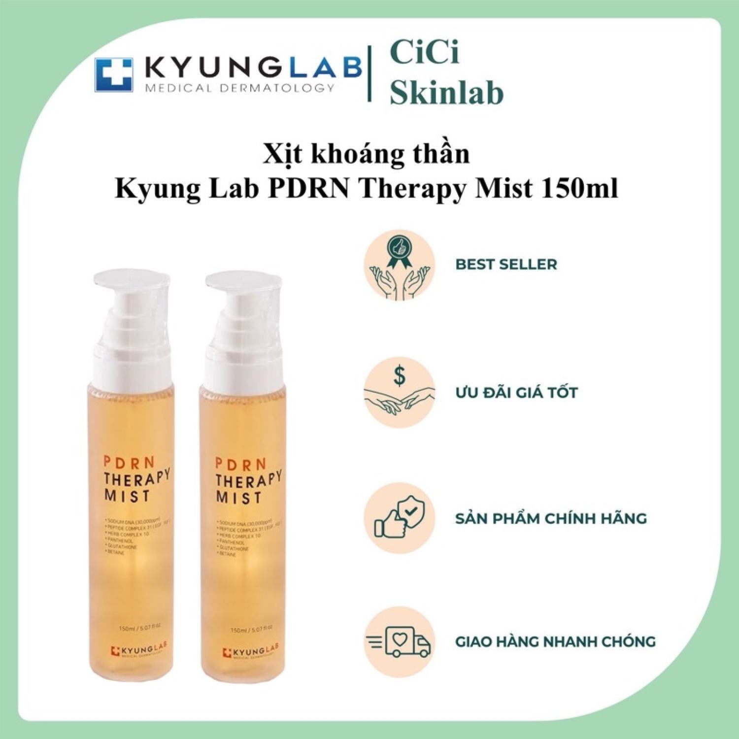 KYUNGLAB PDRNセラピーミスト 3本 KYUNGLAB PDRN THERAPY MIST - 150ML 
