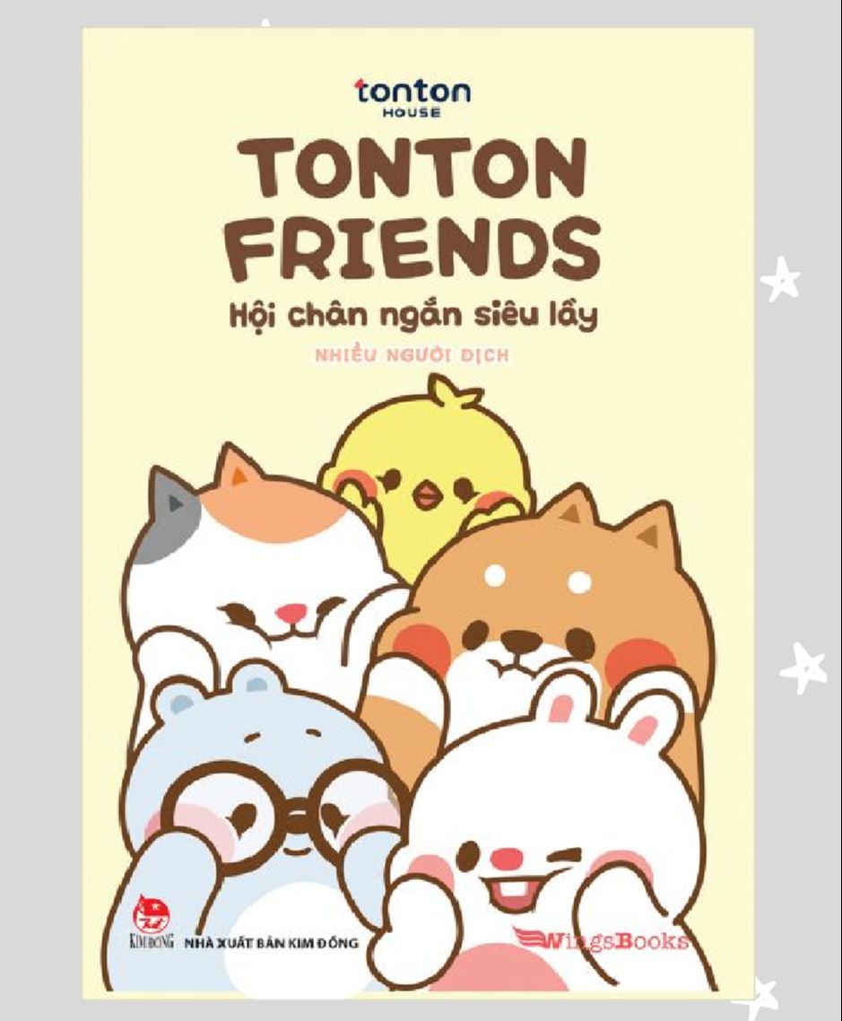 Sách - TONTON FRIENDS – Hội Chân Ngắn Siêu Lầy (tặng kèm bảng dán sticker)