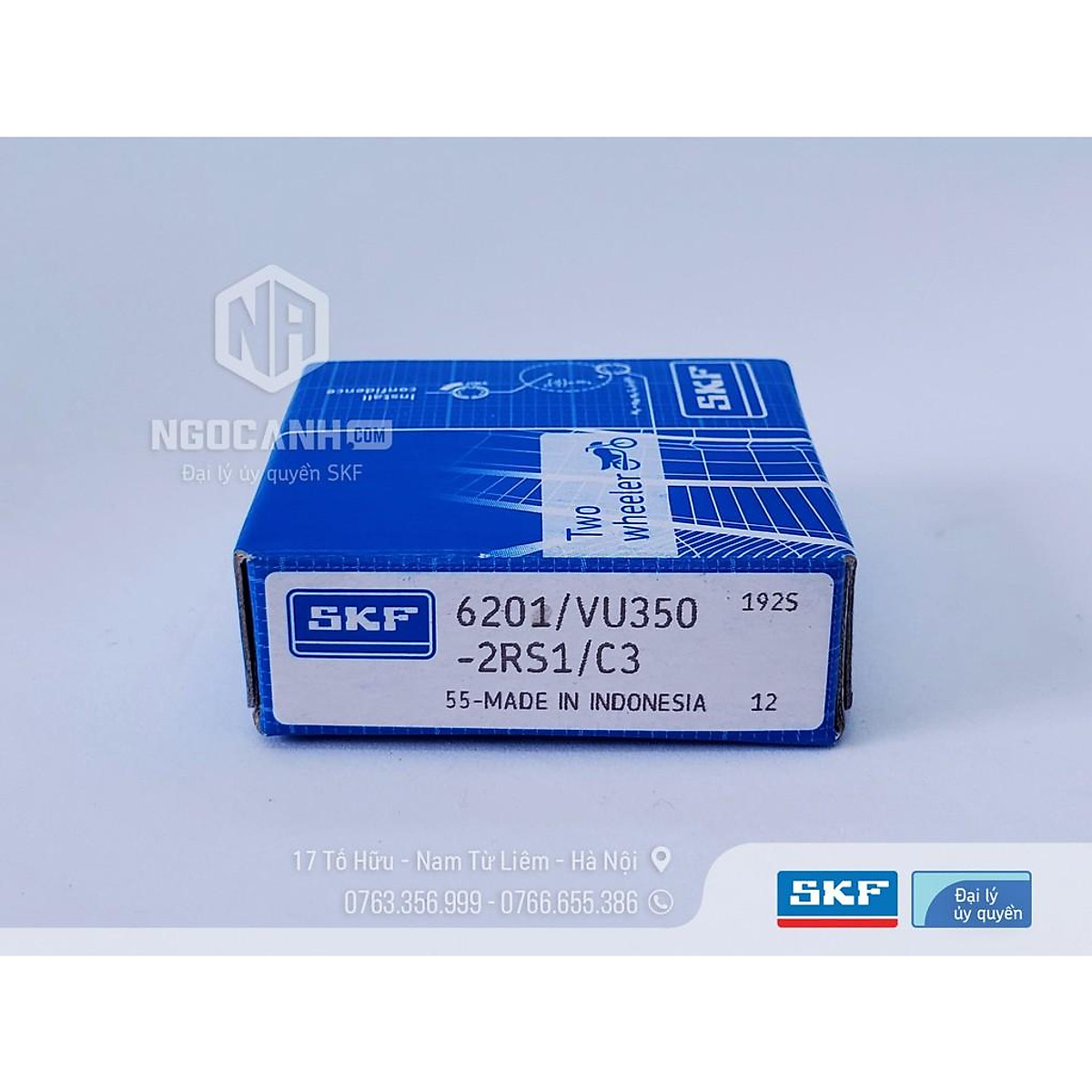 Bạc đạn xe máy SKF 6201/VU350-2RS1/C3