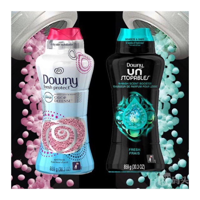 [HCM]Viên Xả Thơm Mềm Quần Áo Downy Fresh Scent Booster Và Downy Unstopables Inwash Scent Booster 859G - Xanh
