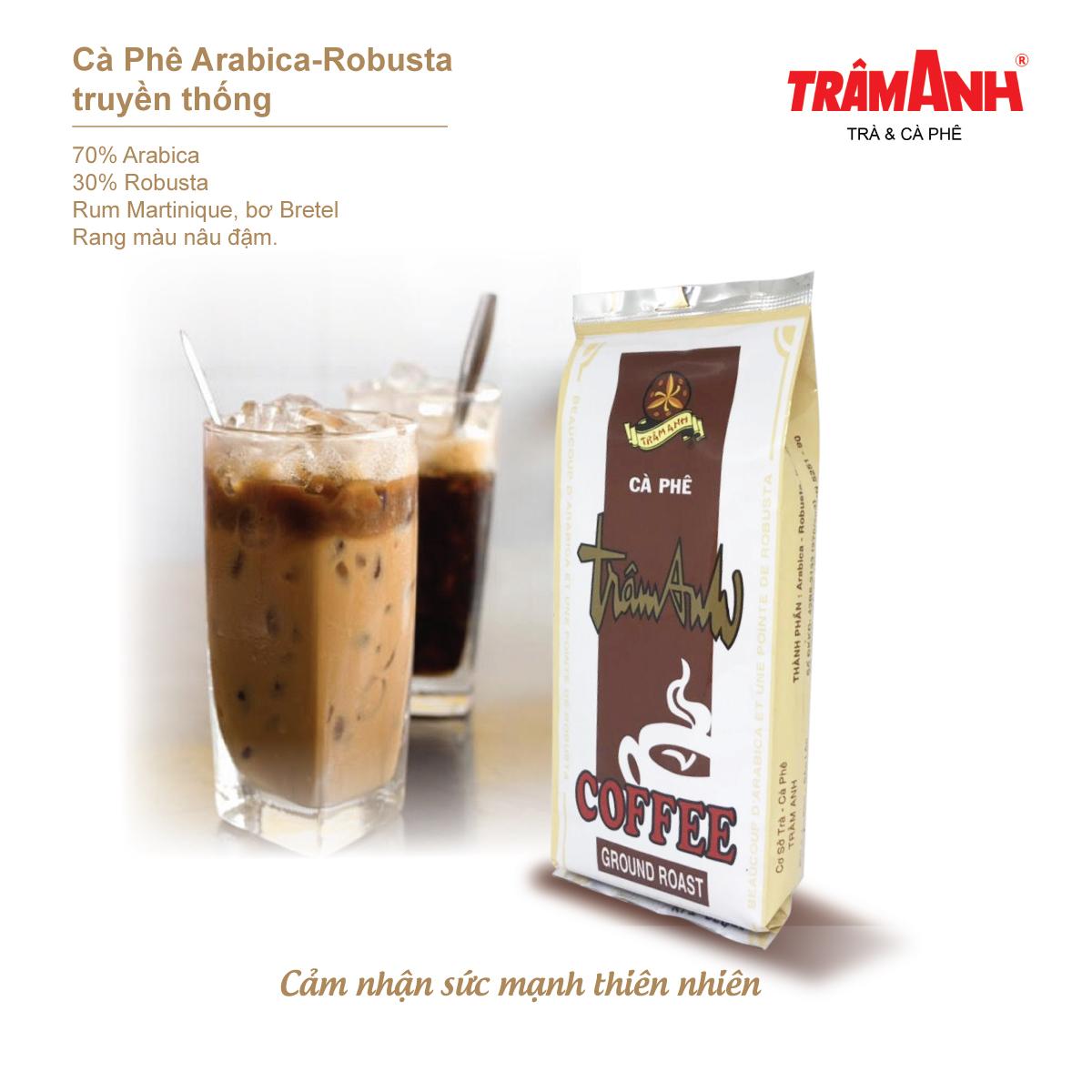 Cà Phê truyền thống TRÂM ANH- 70% Arabica và 30% Robusta- gói 250gr