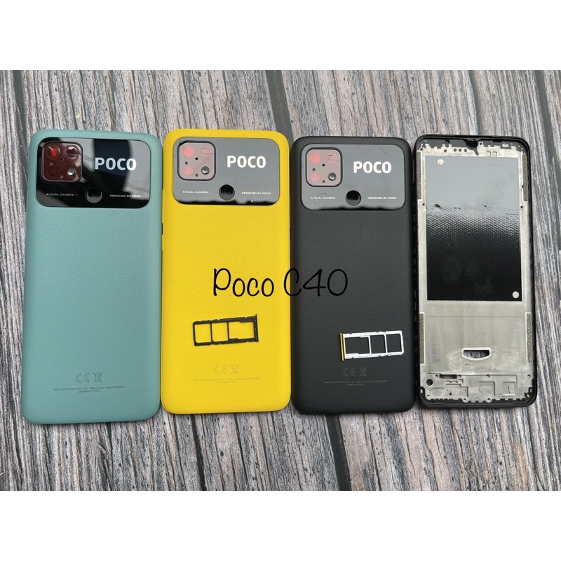 Bộ vỏ xiaomi poco C40 zin