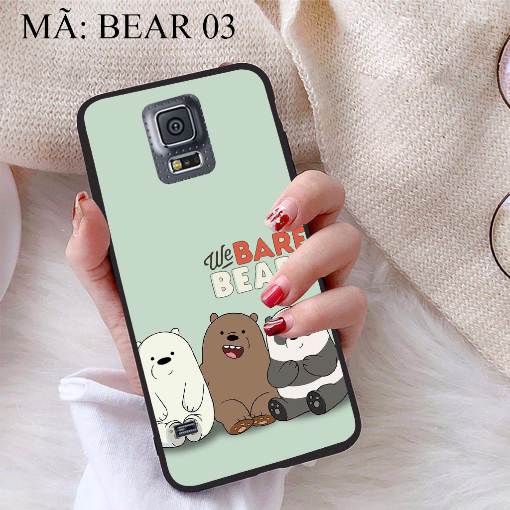 [HCM]Ốp lưng iCase dành cho Samsung Galaxy S5 viền dẻo TPU BST Chúng ta là Gấu
