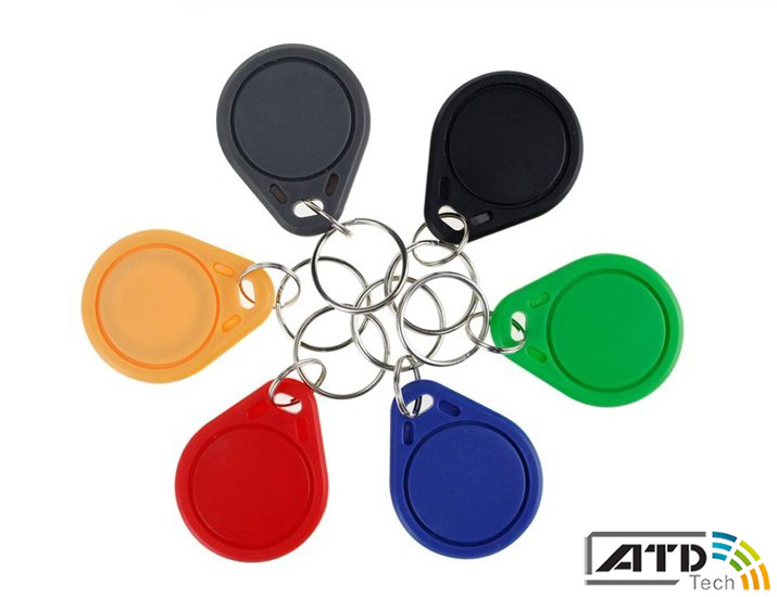 10 móc khóa RFID sao chép được Tần số 13.56MHZ Sao Chép thẻ chung cư(Màu ngẫu nhiên - ATDTECH