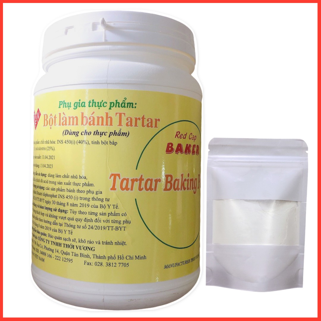 Bột bông lòng trắng trứng Cream of Tartar/ Tartar Baking Powder 50g