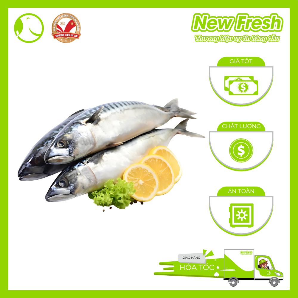 [HỎA TỐC HCM] Cá Saba Nauy Nguyên Con - Túi 1KG