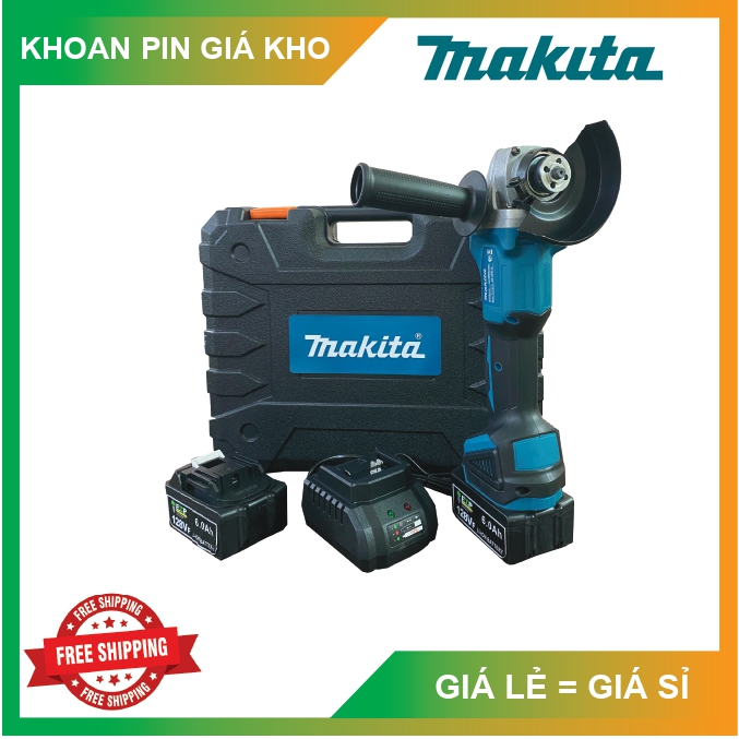 Thân Máy Mài Góc Dùng Pin MAKITA 128V KHÔNG CHỔI THAN, 100% Dây Đồng