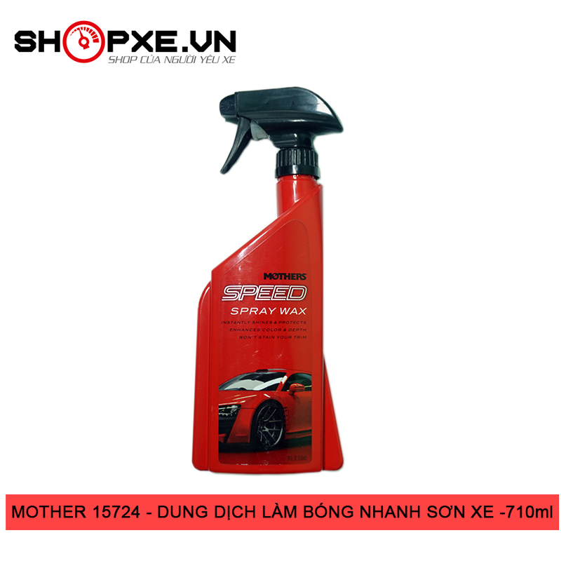 [HCM]Wax phủ bóng cho sơn ô tô - Mothers Speed Spray Wax 15724 - 768ml