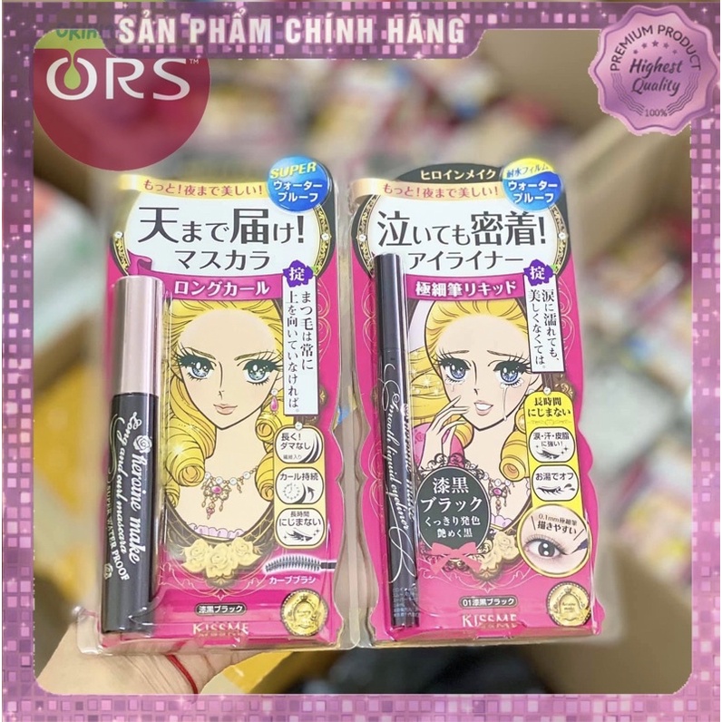 SET MASCARA + KẺ MẮT KISS ME HEROINE NHẬT BẢN 1