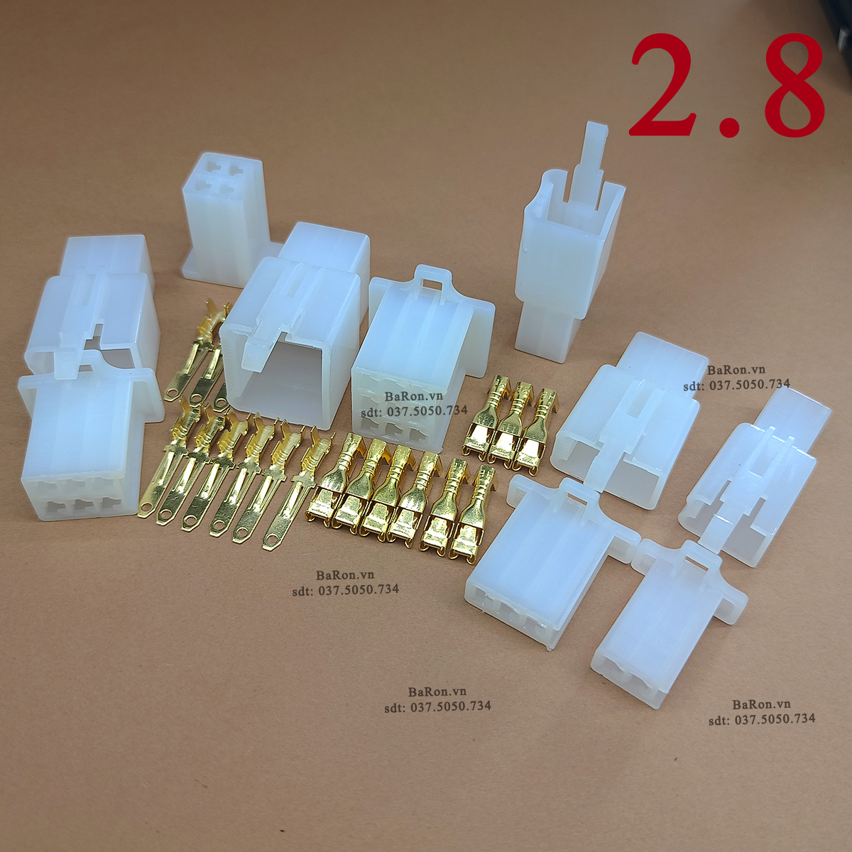 Vỏ nhựa giắc nối dây điện xe máy 2P/3P/4P/6P/9P