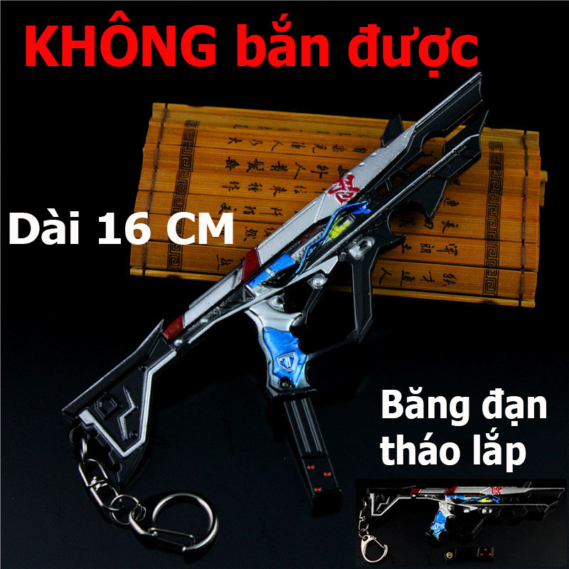 Móc Khóa Khẩu UZI Rồng Đen Trong PUBG