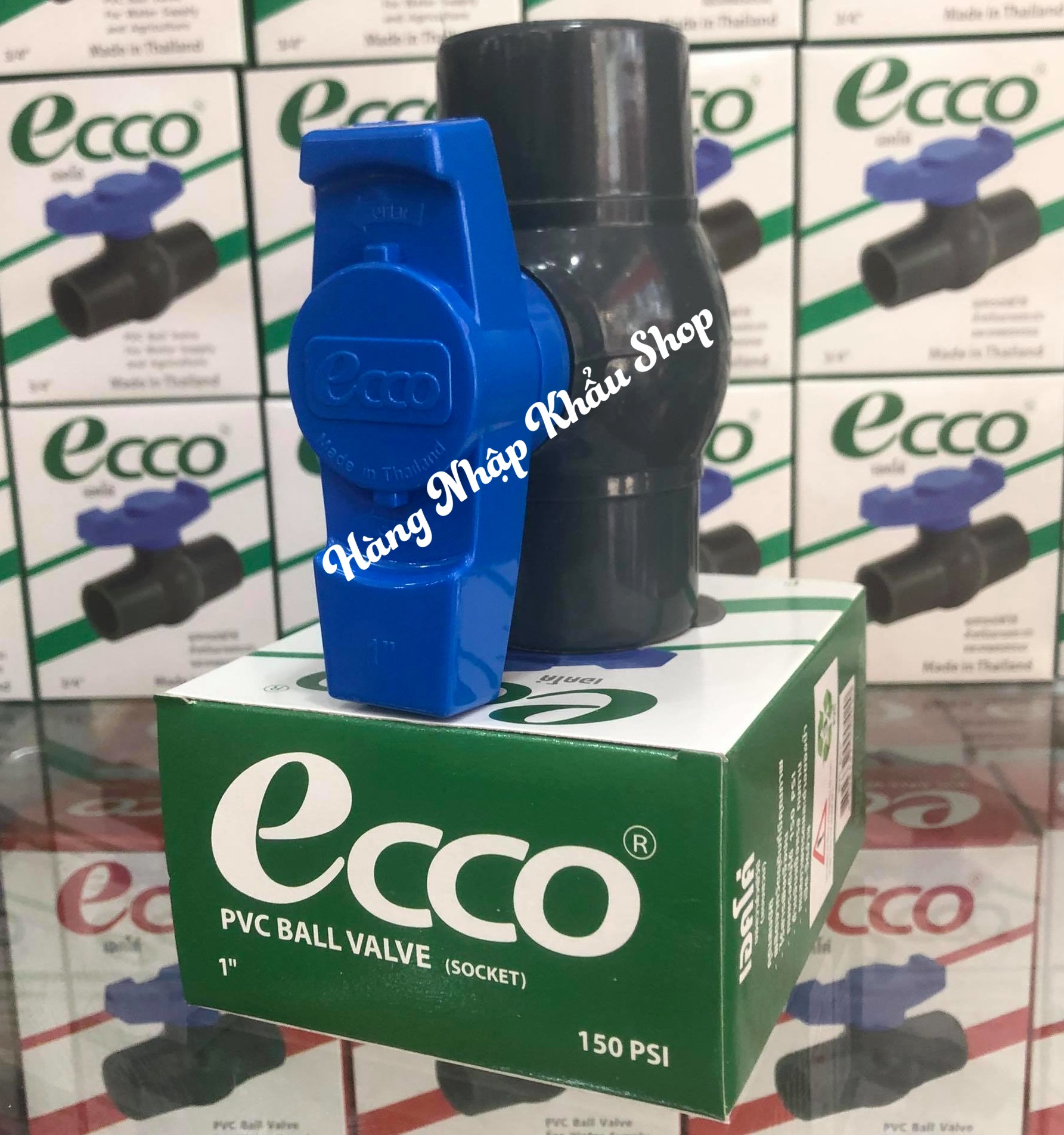 Van khóa nước cao cấp Ecco phi 34 nhập khẩu từ Thái Lan