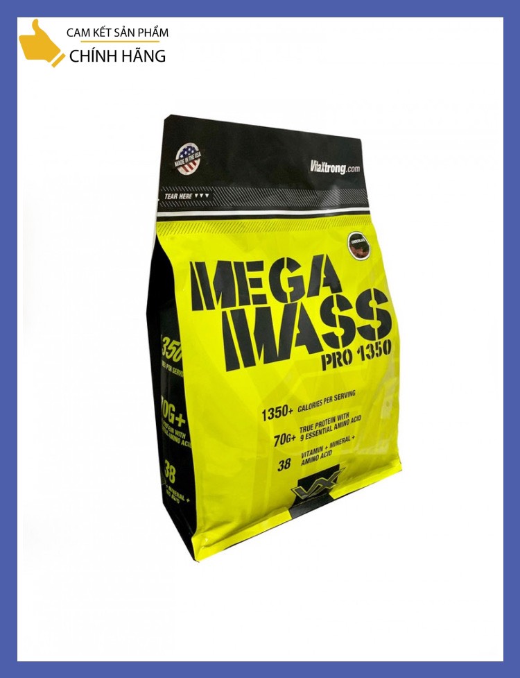 Sữa Dinh Dưỡng Tăng Cân Nhanh VITAXTRONG MEGA MASS 12lbs (5.4kg) TĂNG CÂN , TĂNG CƠ DÀNH CHO NGƯỜI KHÓ HẤP THU