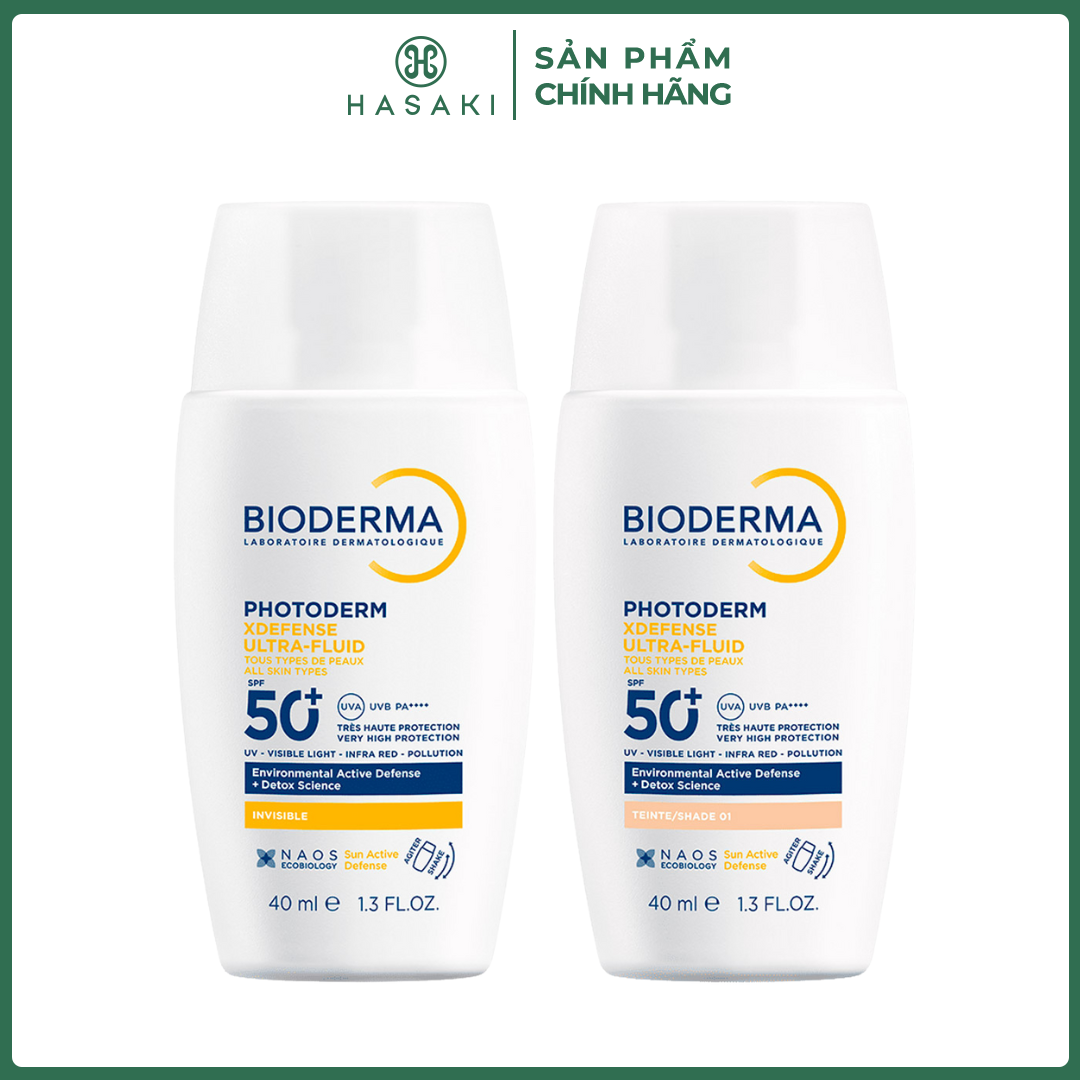 Sữa Chống Nắng Bioderma Phổ Rộng Ráo Mịn Photoderm XDefense Ultra-Fluid SPF50+ PA++++ Hasaki Sản Phẩm Chính Hãng