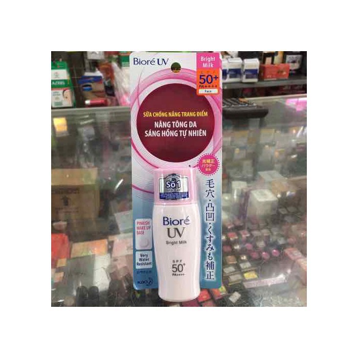 HCMSữa Chống Nắng Bioré Bright Face Milk SPF 50 +30ML
