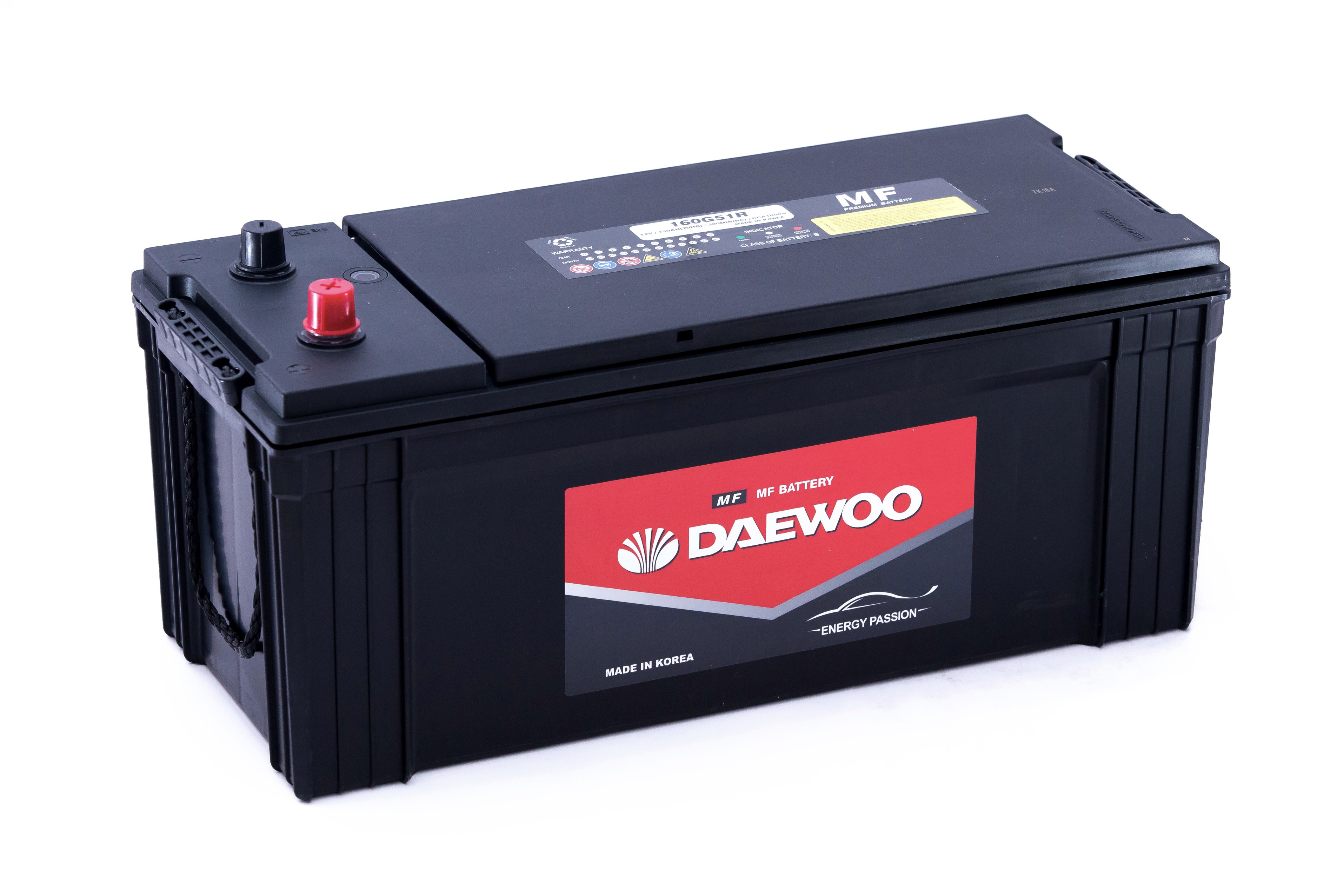 [HCM]Bình Ắc Quy Daewoo ô tô 160G51R (12V-150Ah)