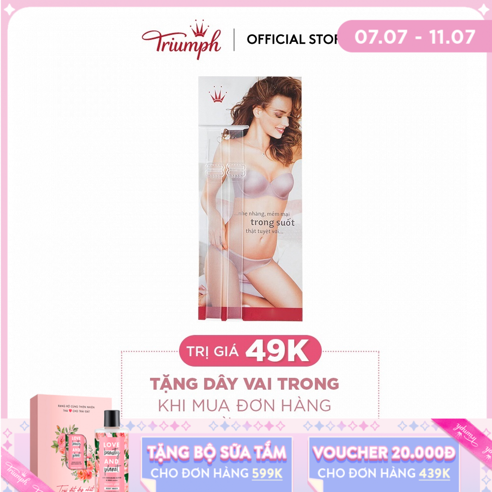 [Voucher 20K + Quà Sữa tắm cho đơn 699K từ 7.7-11.7] Dây vai trong Triumph dành cho áo ngực hàng cao cấp