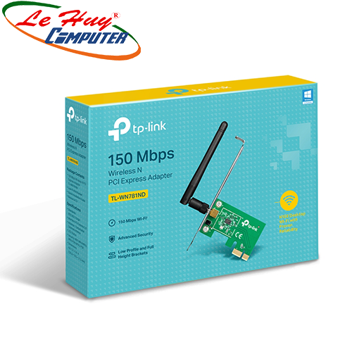 Card mạng pci express wi-fi chuẩn n 150mbps tl-wn781nd