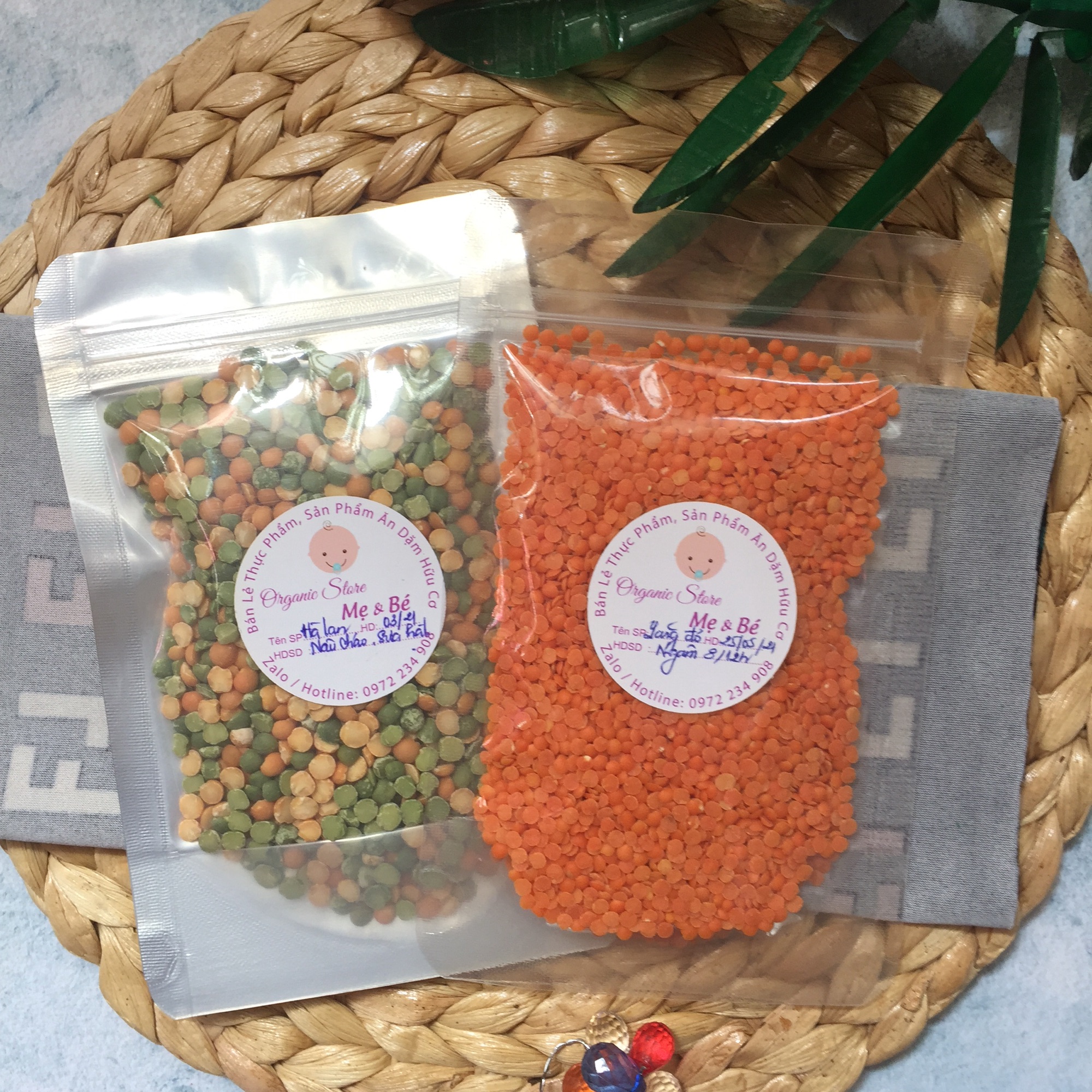 Đậu hà lan,đậu lăng đỏ hữu cơ Markal