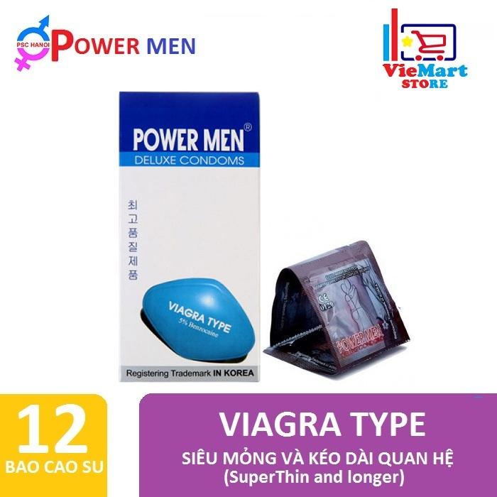 [HCM]Bao cao su Powermen Viagra 12s - Hãng phân phối chính thức