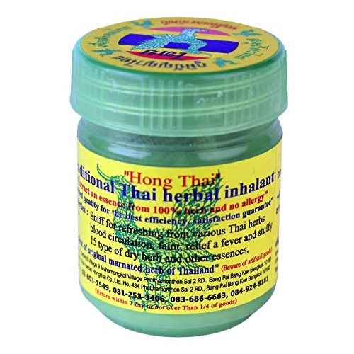 (Hủ to 10gr) Hủ hít Thảo Dược thông mũi hỗ trợ giảm Xoang Hong Thai Herbal Inhaler Thái Lan