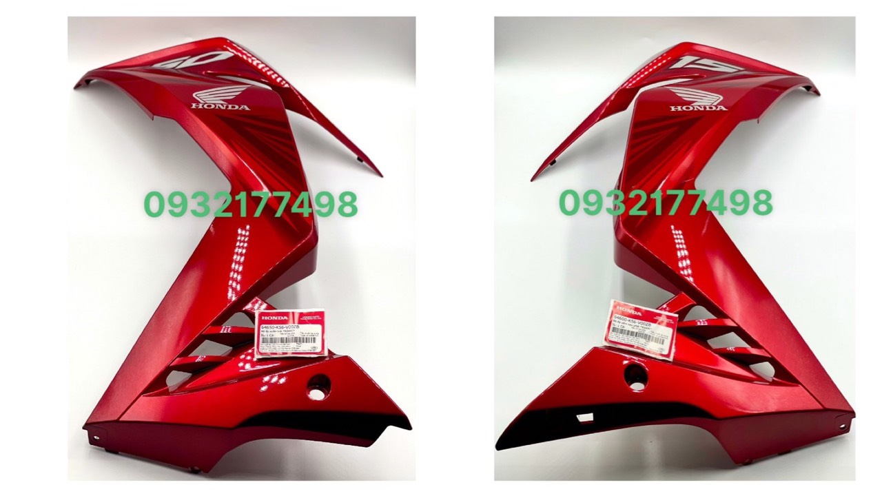 Bửng/yếm winner v1 đỏ cherry đời 2016 chính hãng honda