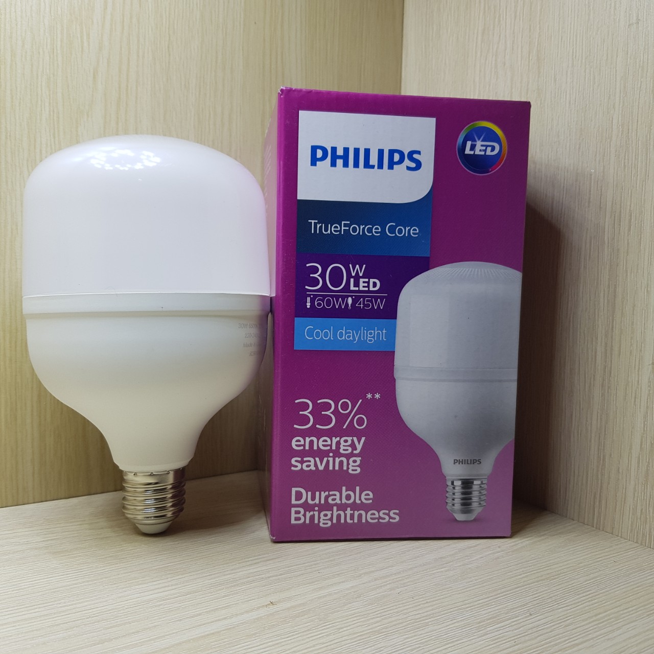Philip - bóng led trụ 30w, đèn led, đèn tiết kiệm điện, đèn led bulb.....
