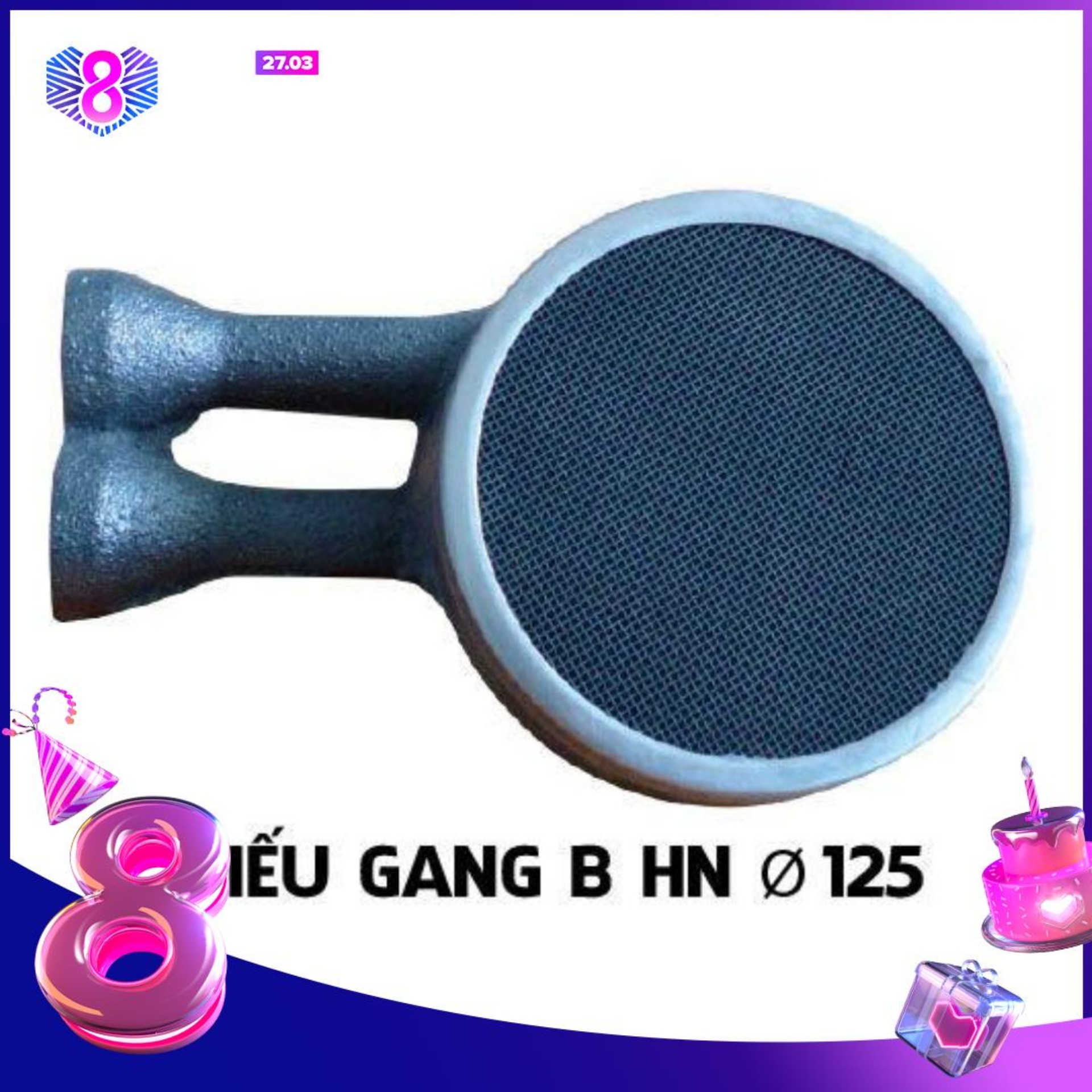 2 Đầu đốt hồng ngoại phi 120 cho bêp gas