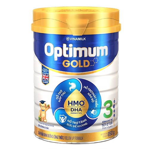 Sữa bột optimum 3 850g