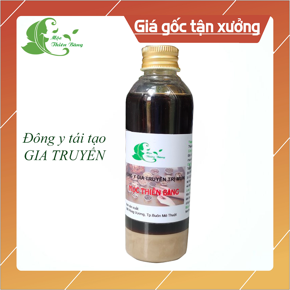 [HCM]Thuoc Bac tái tạo da Mộc Thiên Băng chuyên trj mụn thâm nám cam kết hiệu quả 100% theo đúng liệu trình -chai 100ml