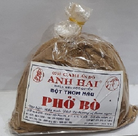 Bột thơm bột gia vị nấu phở bò anh hai gói 500g