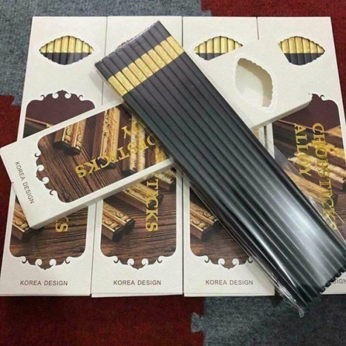 Đũa ăn cơm cao cấp, thiết kế sang trọng bắt mắt, chống trơn, độ bền cao - đũa ăn đẹp, đũa mun đen, đũa ăn cơm cao cấp