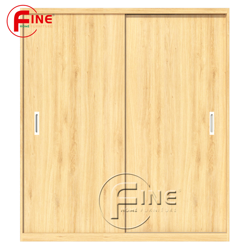 Tủ quần áo cánh lùa fine ft093 gỗ mfc ngoại nhập cao cấp, thiết kế hiện đại